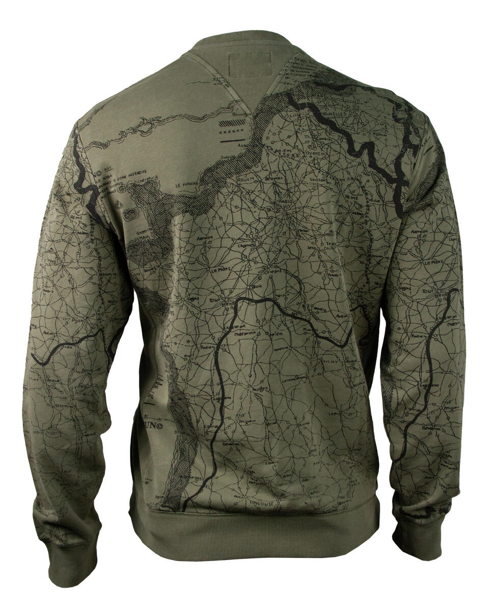 Top gun 'map' crewneck