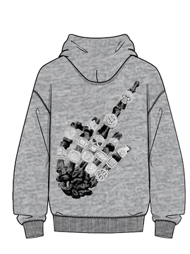 Rhinestones diamond player hoodie