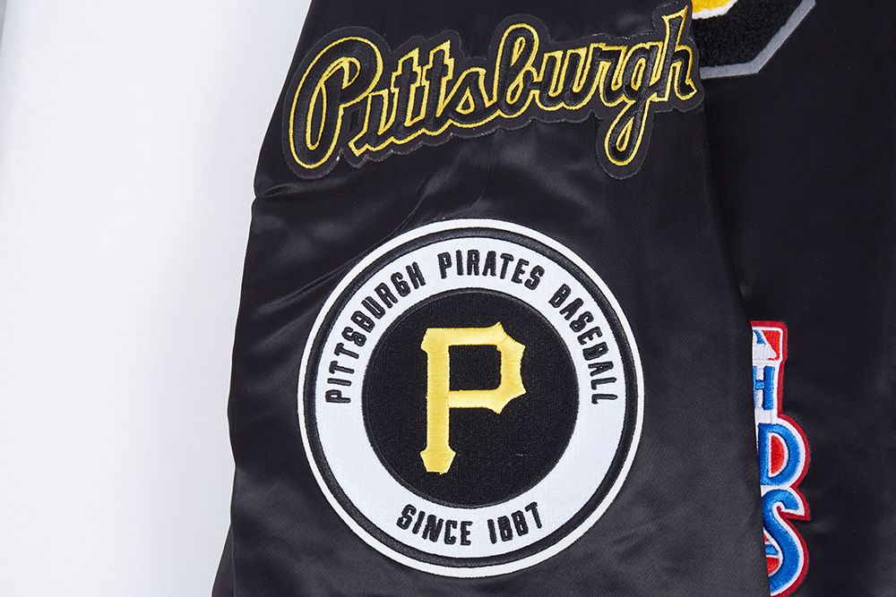 Pittsburgh Pirates Mash Up Rib Satin Jacket