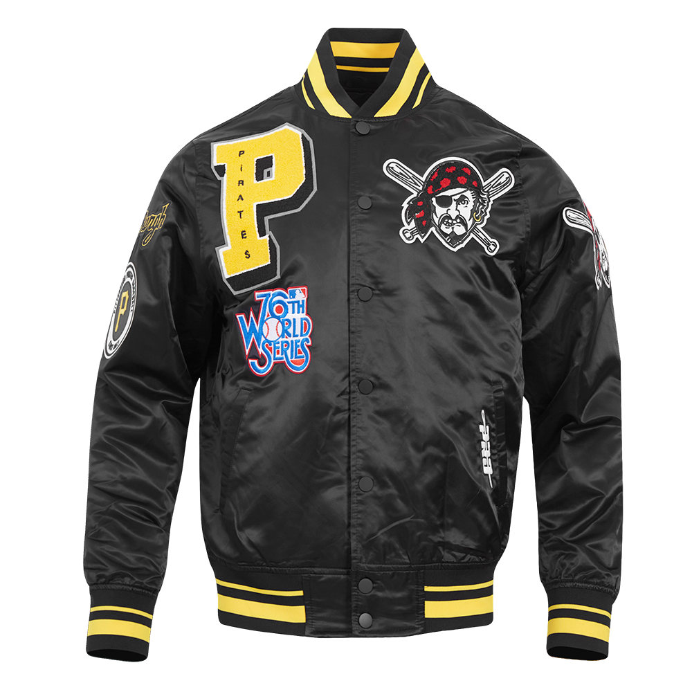 Pittsburgh Pirates Mash Up Rib Satin Jacket