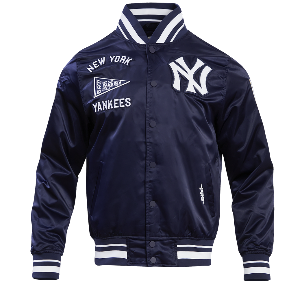 New york yankees retro classic rib satin jacket