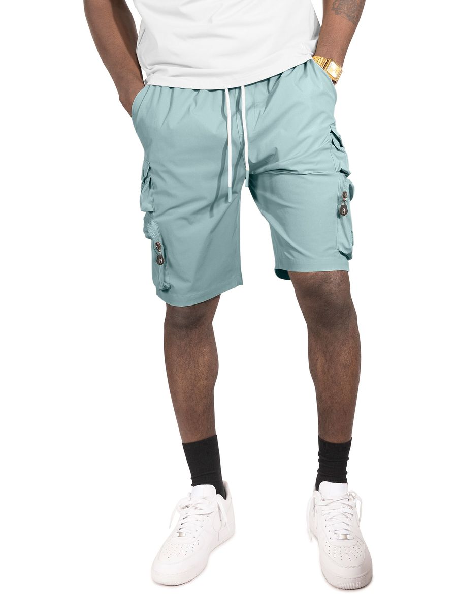 Makobi Men's Nylon Cargo Shorts