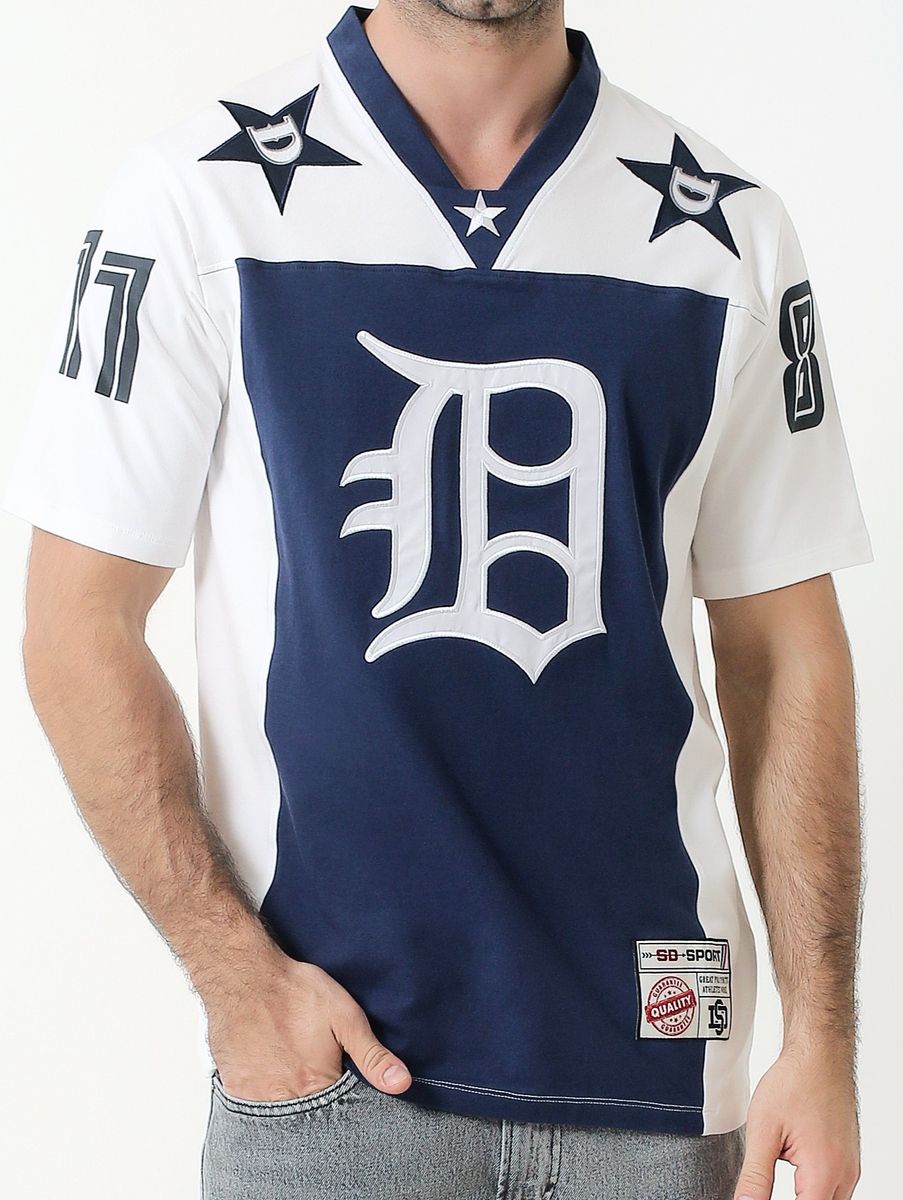 Detroit football jersey short sleeve