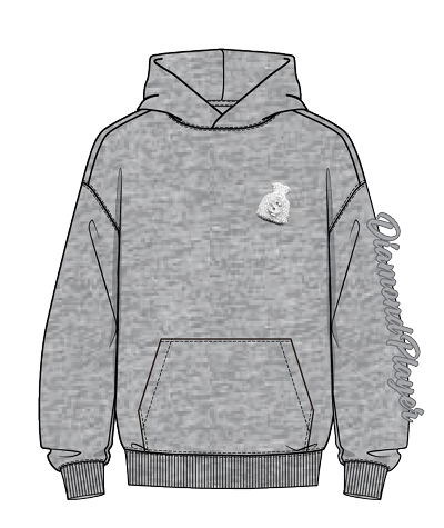 Rhinestones diamond player hoodie