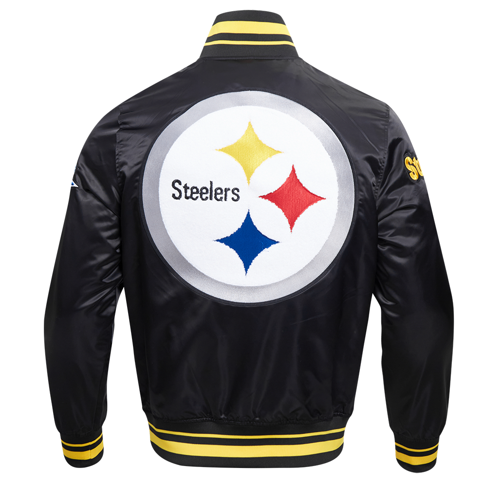 Pittsburgh Steelers Mash Up Rib Satin Jacket