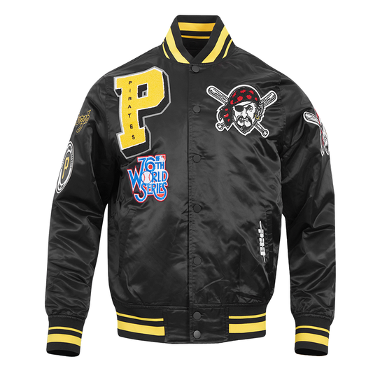 Pittsburgh Pirates Mash Up Rib Satin Jacket