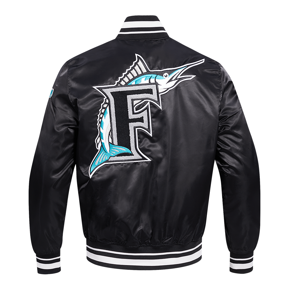 Florida Marlins Retro Classic Rib Satin Jacket