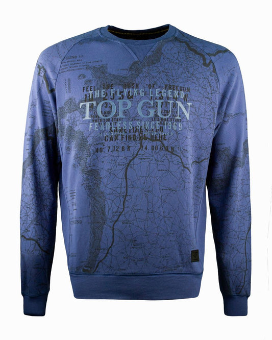 Top gun 'map' crewneck
