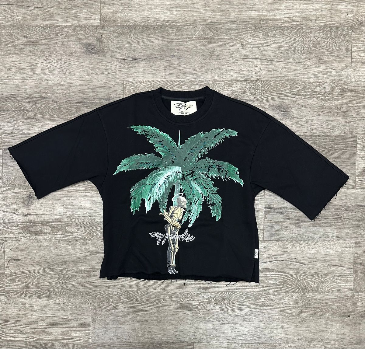 Paradaise" F-Terry Croped Tee