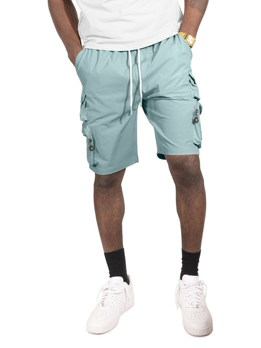 Makobi Men's Nylon Cargo Shorts