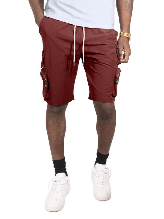 Makobi Men's Nylon Cargo Shorts
