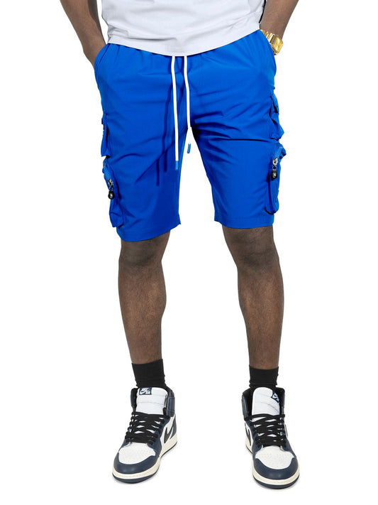 Makobi Men's Nylon Cargo Shorts