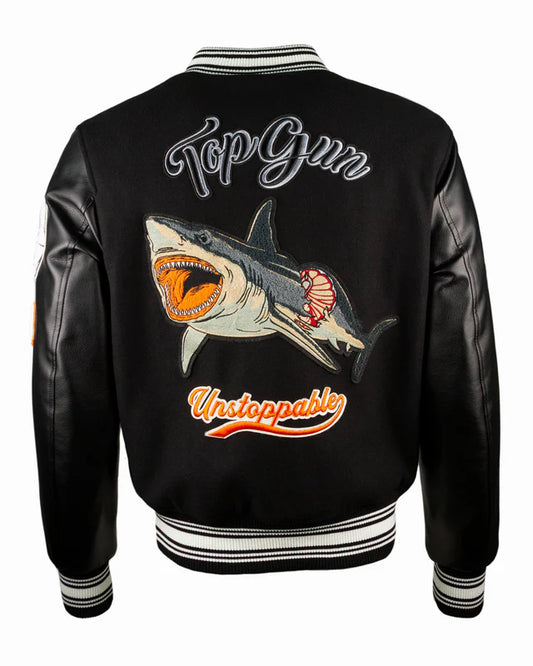 TOP GUN "SHARK" VARSITY JACKET